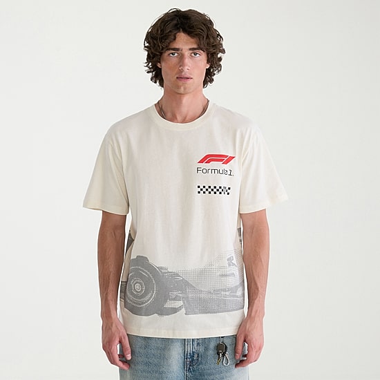 AEROPOSTALE Formula 1® Mens Crew Neck Short Sleeve Classic Fit Graphic T-Shirt