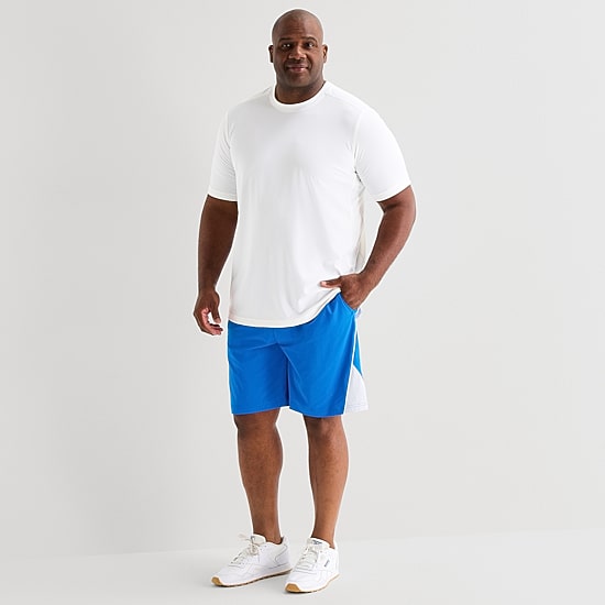 Shaquille O'Neal XLG™ Mens 8" Big and Tall Moisture Wicking Wicked Workout Shorts