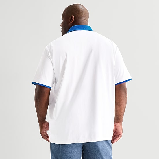 Shaquille O'Neal XLG™ Big Mens Short Sleeve Polo Shirt
