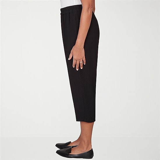 Alfred Dunner Crowd Pleaser Womens Straight Capri Pant
