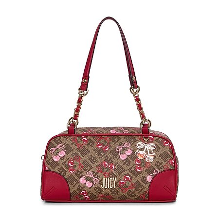 Juicy By Juicy Couture Jet Set Shoulder Bag, Color: Liquorice