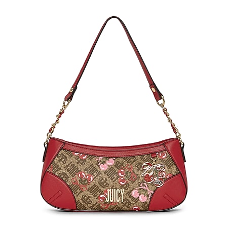 Juicy By Juicy Couture Jet Set Shoulder Bag, Color: Liquorice