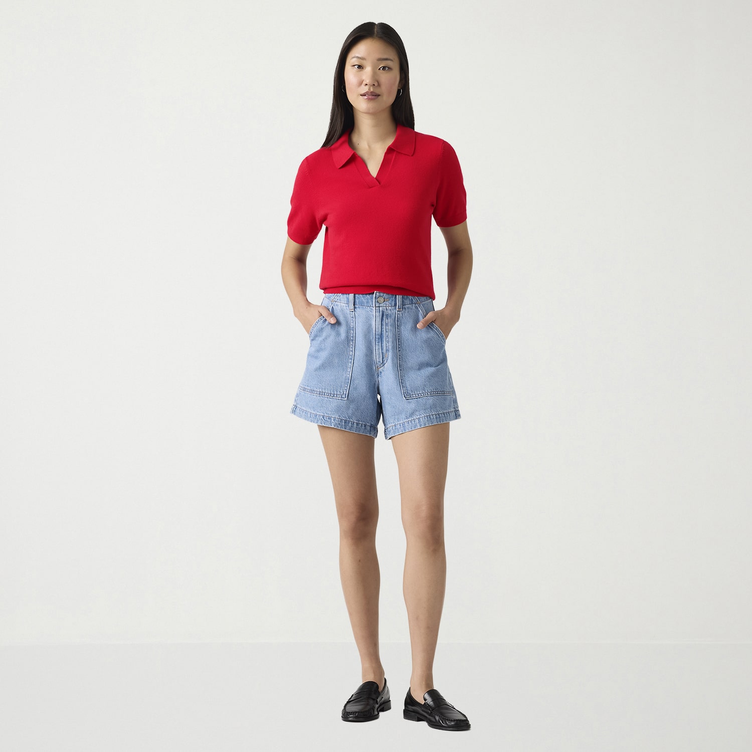 Levi's® Womens Cinch Baggy Denim Short