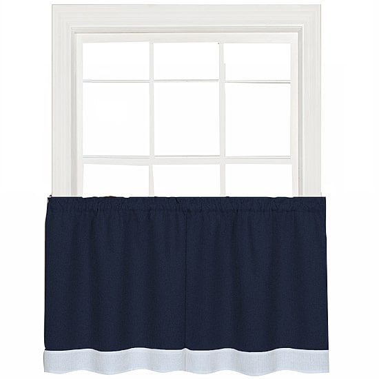 Darcy 3-pc. Rod Pocket Kitchen Curtains & Drapes Window Set