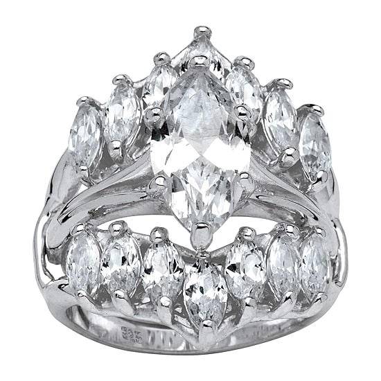 Womens 6 CT. T.W. Cubic Zirconia Sterling Silver Bridal Set