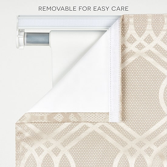 Exclusive Home Curtains Prague Trellis Cordless Blackout Roman Shade