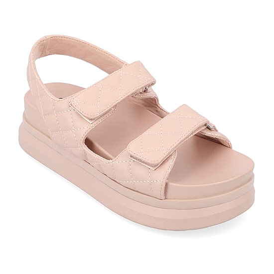 Journee Collection Debby Womens Adjustable Strap Footbed Sandals