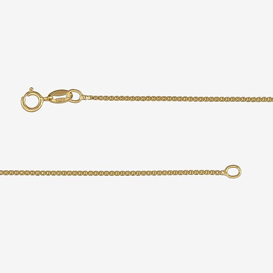 Made in Italy 14K Gold 18 - 22 Inch Solid Box Chain Necklace