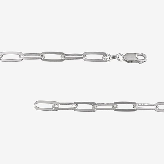 Made in Italy Womens Sterling Silver 20 Inch Link Necklace