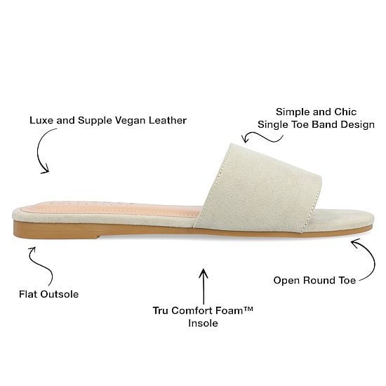Journee Collection Womens Kolinna Flat Sandals