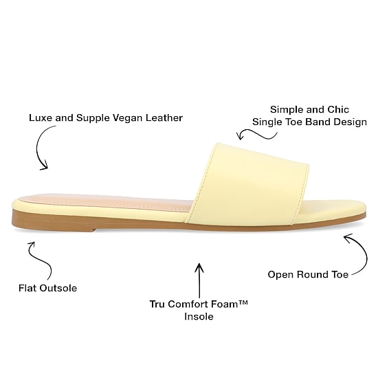 Journee Collection Womens Kolinna Flat Sandals