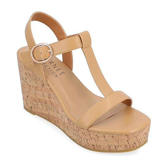 Journee Collection Womens Matildaa Wedge Sandals