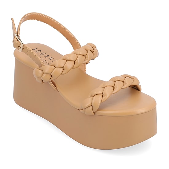 Journee Collection Womens Zannah Wedge Sandals