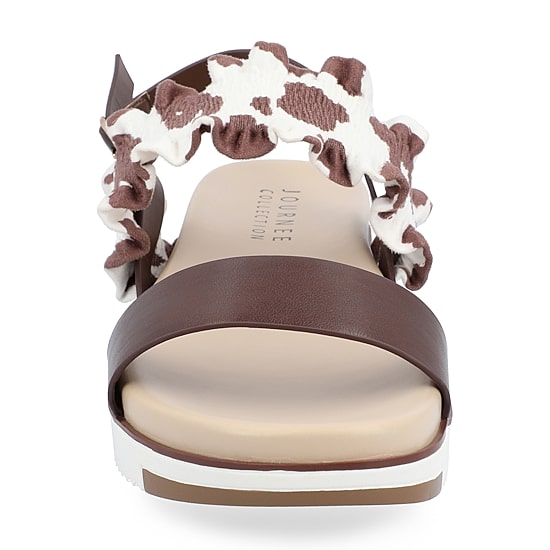 Journee Collection Womens Riya Slingback Strap Flat Sandals