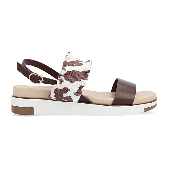 Journee Collection Womens Riya Slingback Strap Flat Sandals
