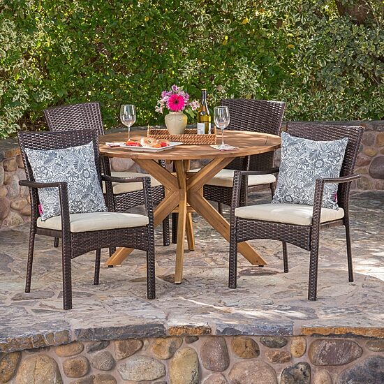 5-pc. Circle Dining Set