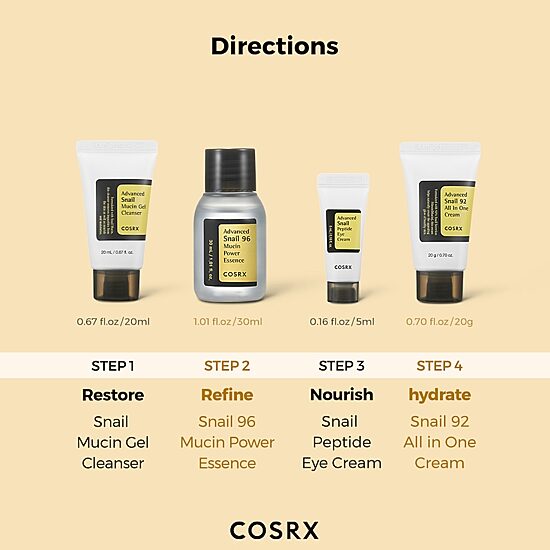 Cosrx All About Snail Kit Value Set