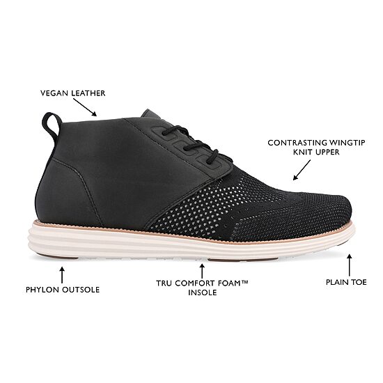 Vance Co Mens Barett Flat Heel Chukka Boots