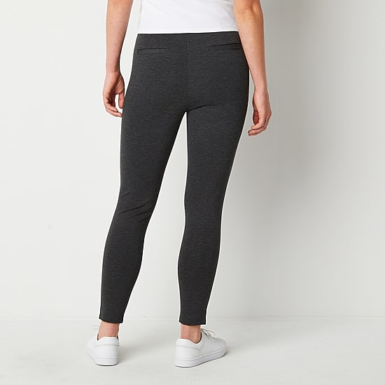 Stylus Womens Ankle High Rise Pull-On Pant