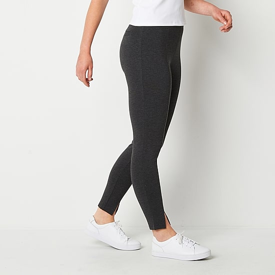 Stylus Womens Ankle High Rise Pull-On Pant