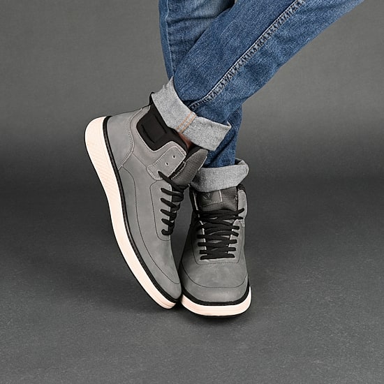 Territory Mens Roam Flat Heel Lace-Up Boots