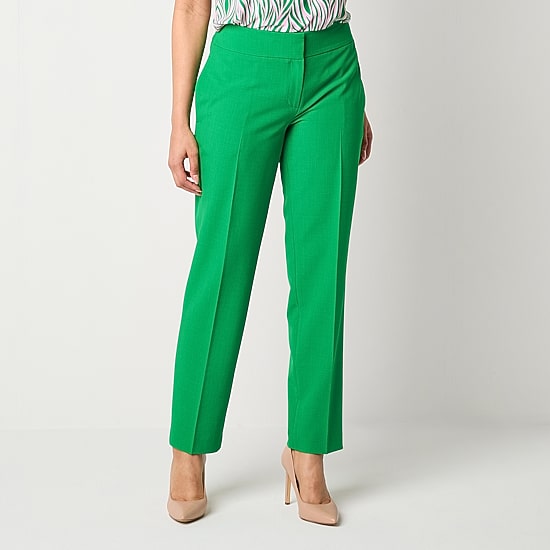 Black Label by Evan-Picone Womens Classic Fit Straight Suit Pant