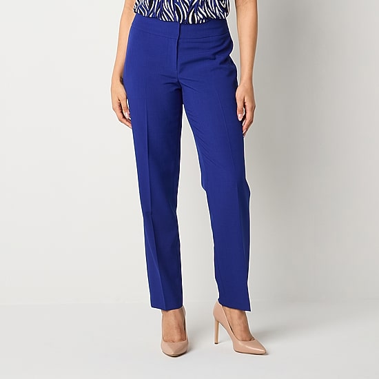 Black Label by Evan-Picone Womens Classic Fit Straight Suit Pant
