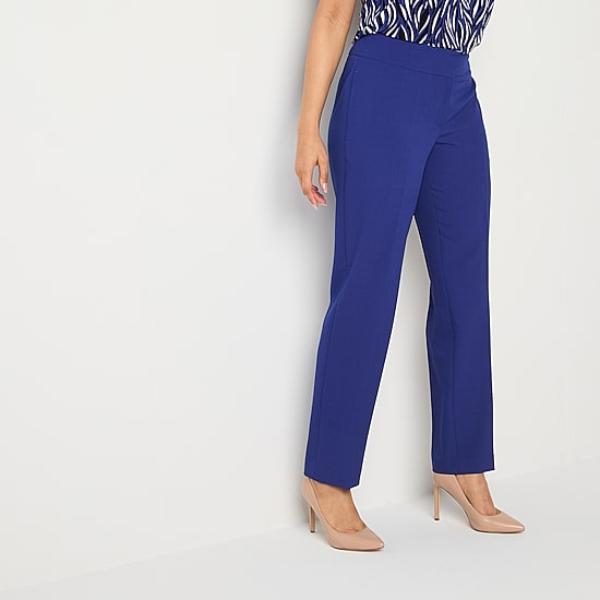 Black Label by Evan-Picone Womens Classic Fit Straight Suit Pant