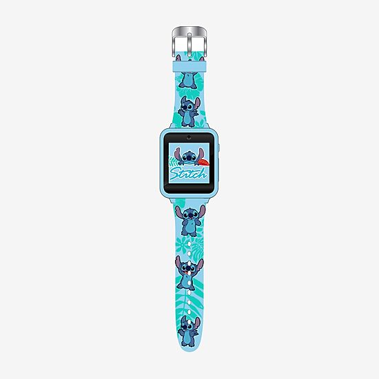 Disney Collection Lilo & Stitch Girls Multi-Function Blue Smart Watch Las4029jc