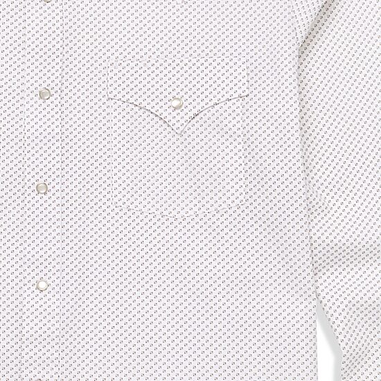 Ely Cattleman Mini Geo Print Mens Long Sleeve Western Shirt