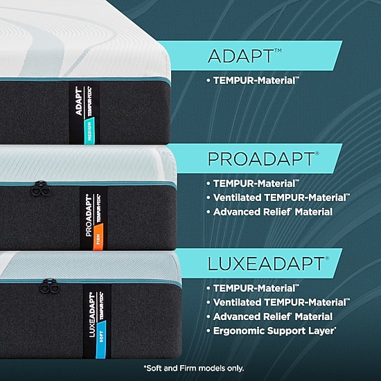 TEMPUR-ProAdapt 12" Soft Tight Top - Mattress Only
