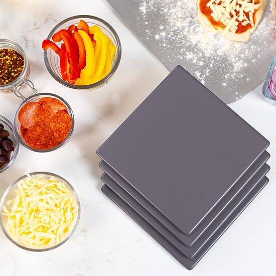 Old Stone Pizza Kitchen Cordierite 4-pc. Pizza Stone Set