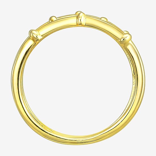 Silver Addiction Girls 8.5MM 14K Gold Over Silver Band