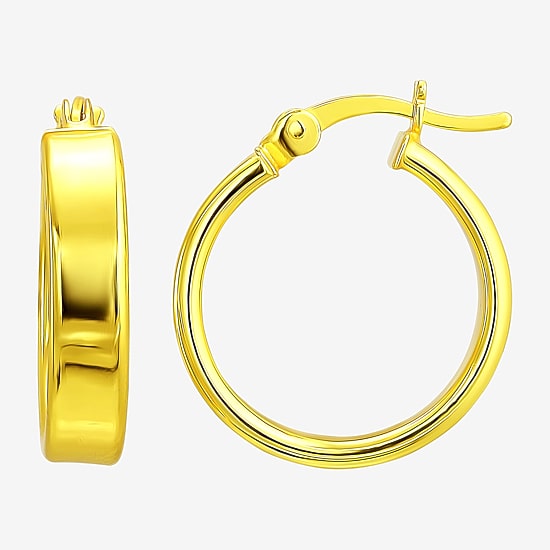 Womens 14K Gold Over Silver 3 Pair Earring Set