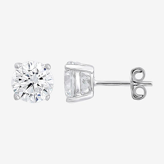 Womens Sterling Silver Round 6 Pair Earring Set