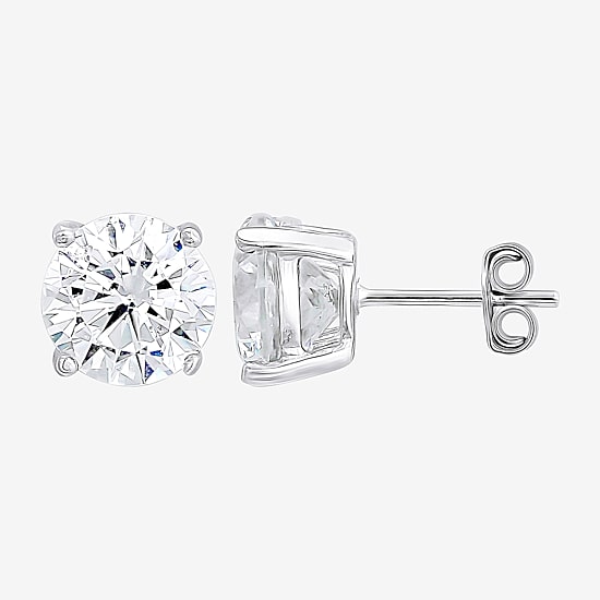 Womens Sterling Silver Round 6 Pair Earring Set