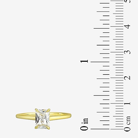 Silver Addiction Womens White Cubic Zirconia 14K Gold Over Silver Bridal Set