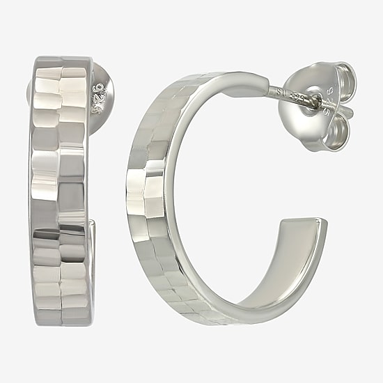 Sterling Silver 18mm Stud Earrings