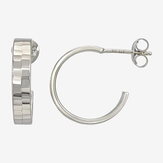 Sterling Silver 18mm Stud Earrings
