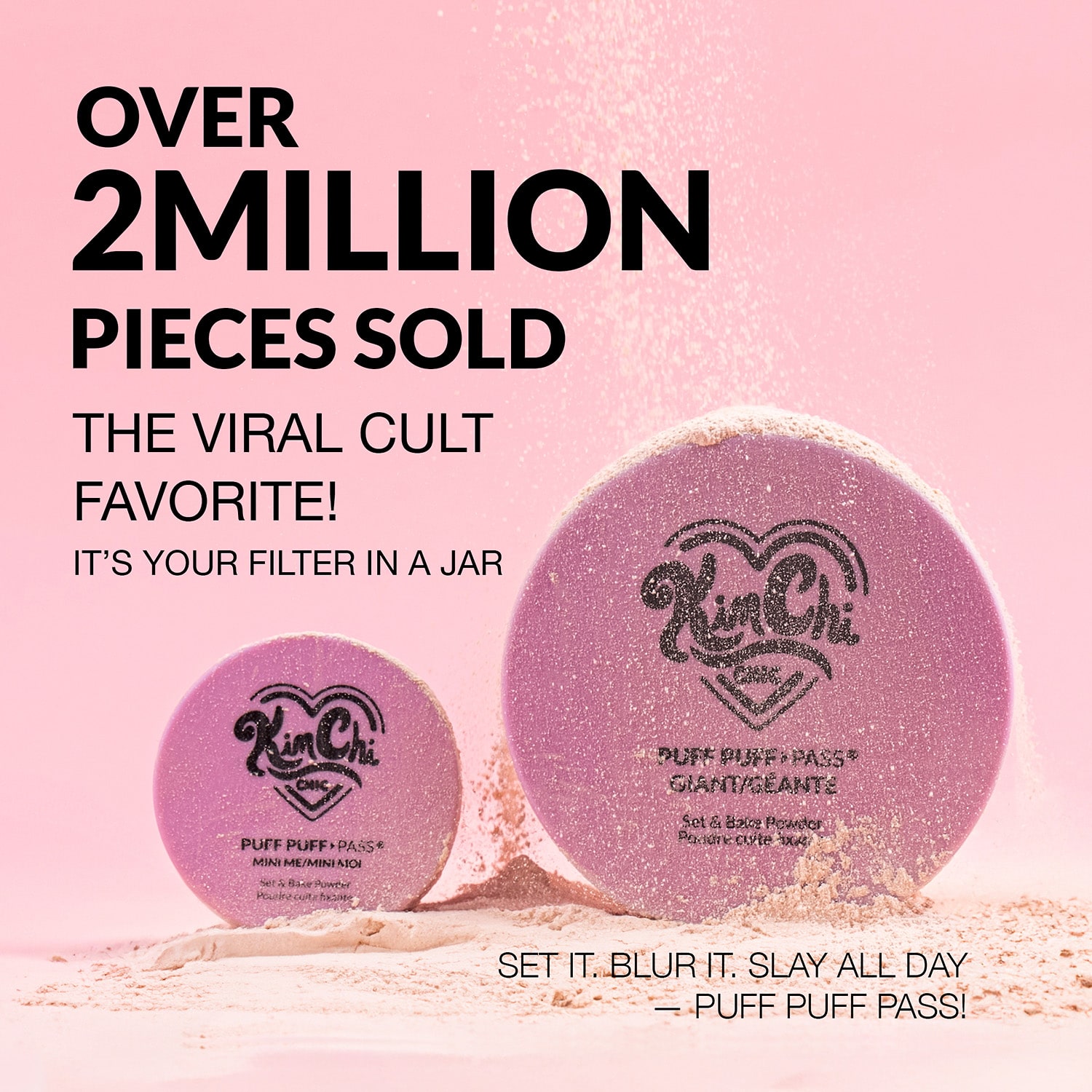 KimChi Chic Beauty Puff Pass Set & Bake Powder
