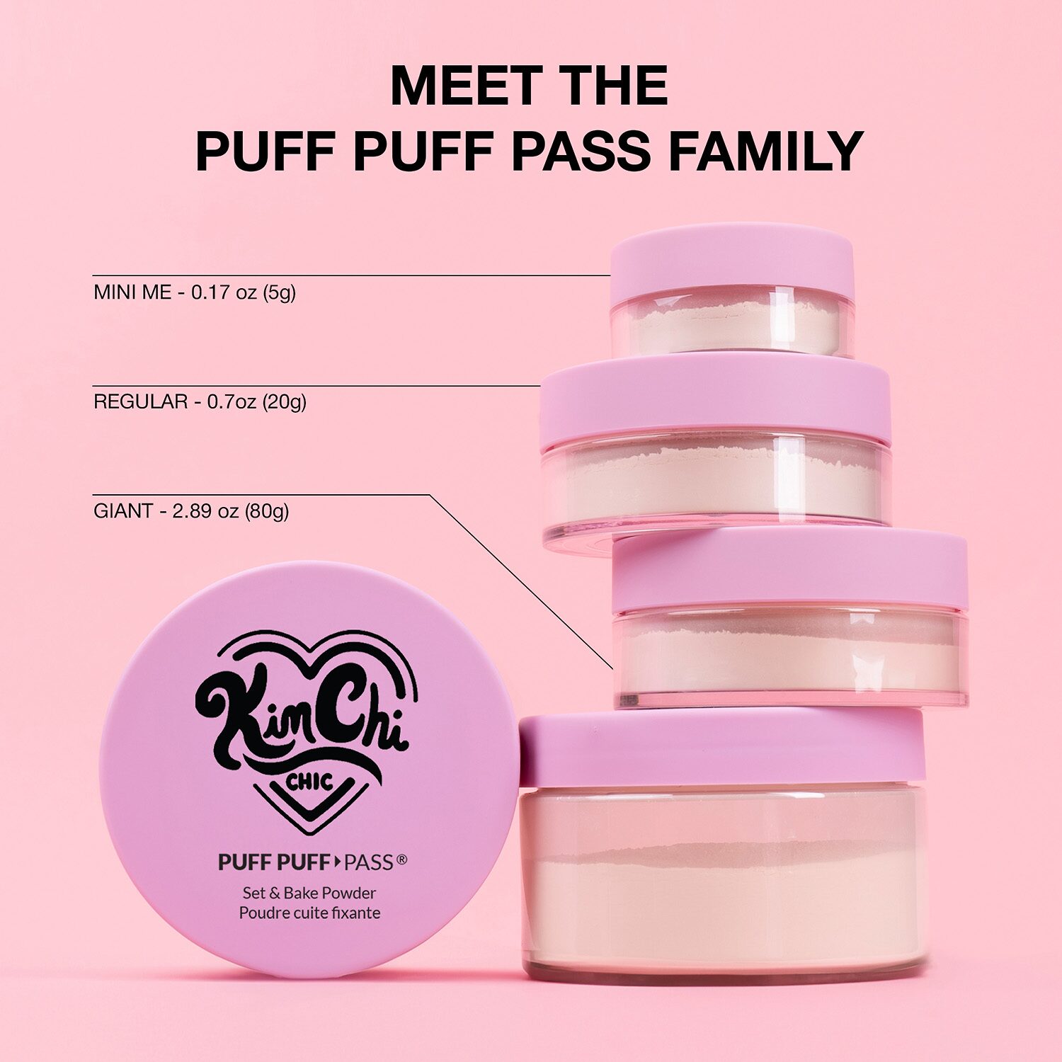 KimChi Chic Beauty Puff Pass Set & Bake Powder