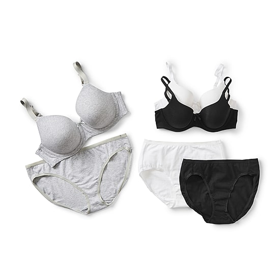 Ambrielle Cotton Full Coverage Underwire Bra