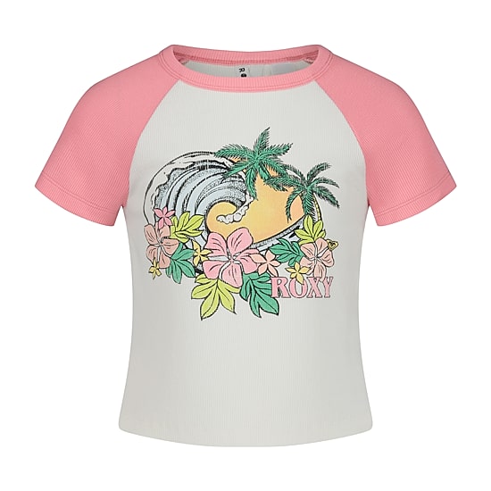 Roxy Big Kid Girls Crew Neck Short Sleeve Fitted Graphic T-Shirt
