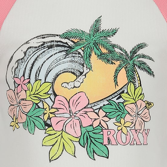 Roxy Big Kid Girls Crew Neck Short Sleeve Fitted Graphic T-Shirt