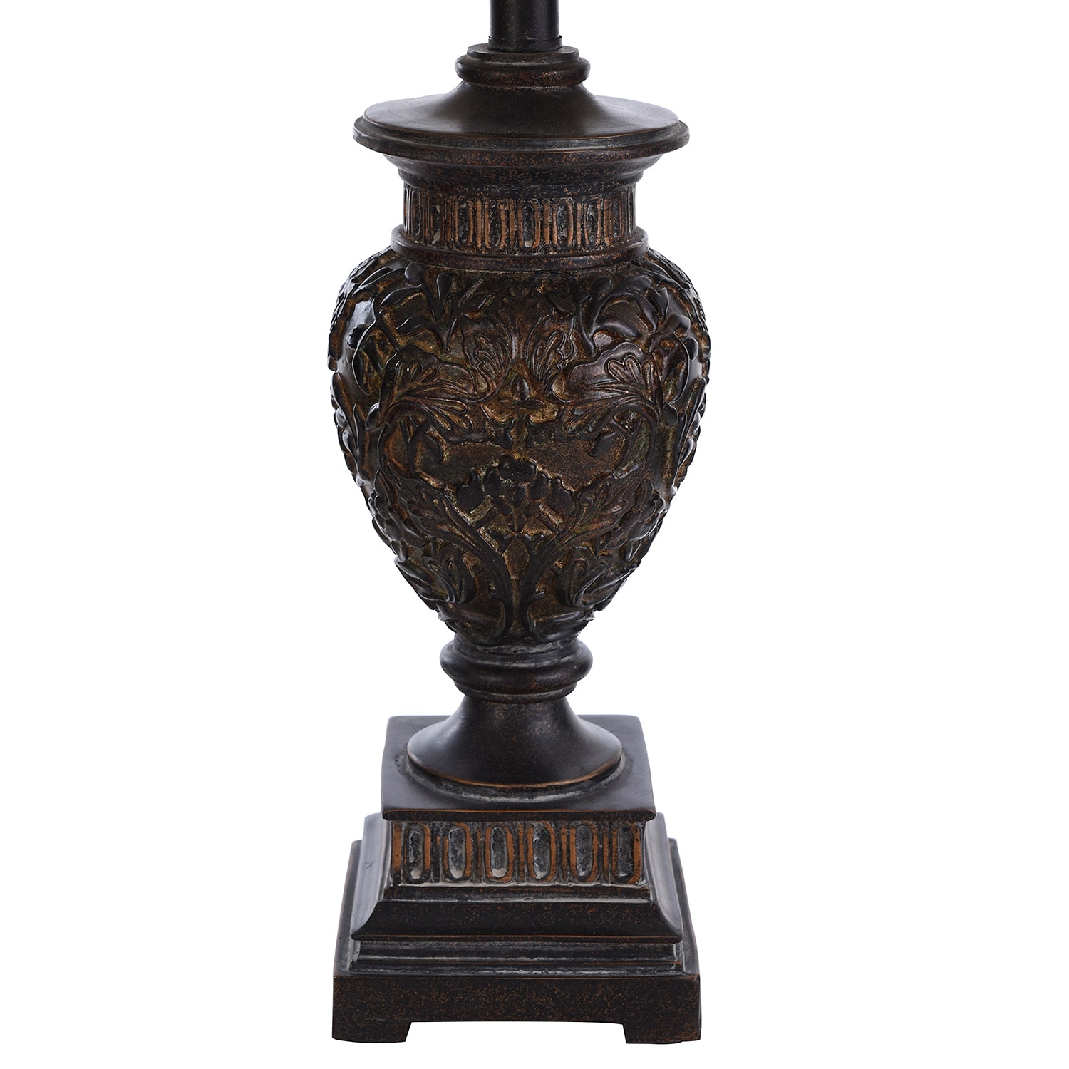Stylecraft Dark Brown with Tappered Shade Table Lamp