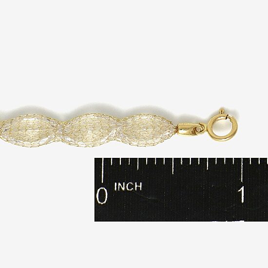 Made in Italy Womens 10K Gold 18 Inch Link Necklace