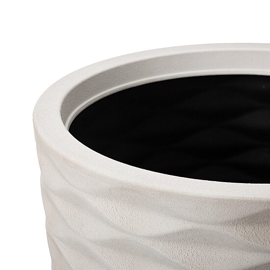 Glitzhome Set Of 2 Polyresin Planters