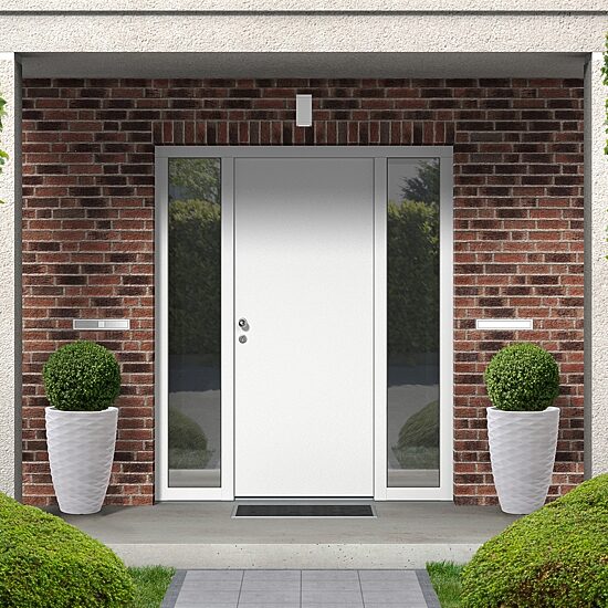 Glitzhome Set Of 2 Polyresin Planters