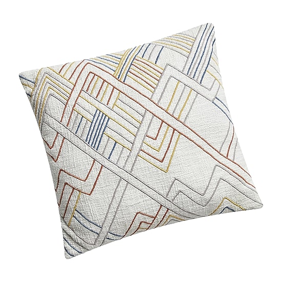 Blue Loom Savanah Square Throw Pillow