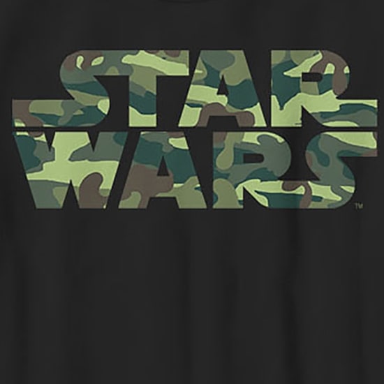 Little & Big Kid Boys Crew Neck Short Sleeve Slim Fit Star Wars Graphic T-Shirt